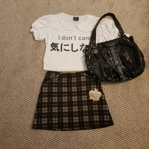 Plad Princess Vera Wang Skirt - Picture 2 of 6